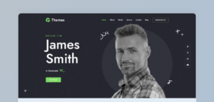 Thames – Personal Portfolio HTML Template